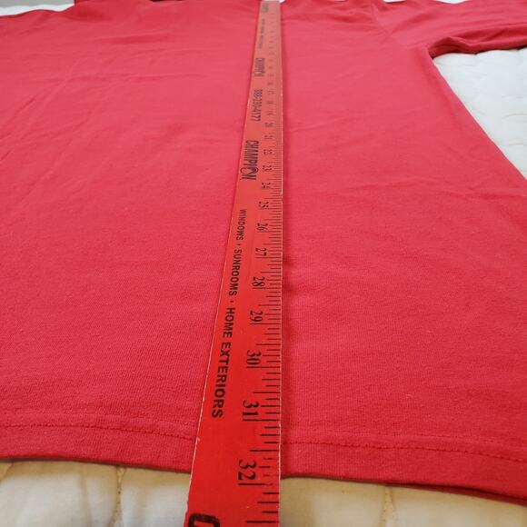 Vintage 90's Harley Davidson Red Firefighter Polo Plain Men's Shirt 2X Collared - Picture 8 of 9